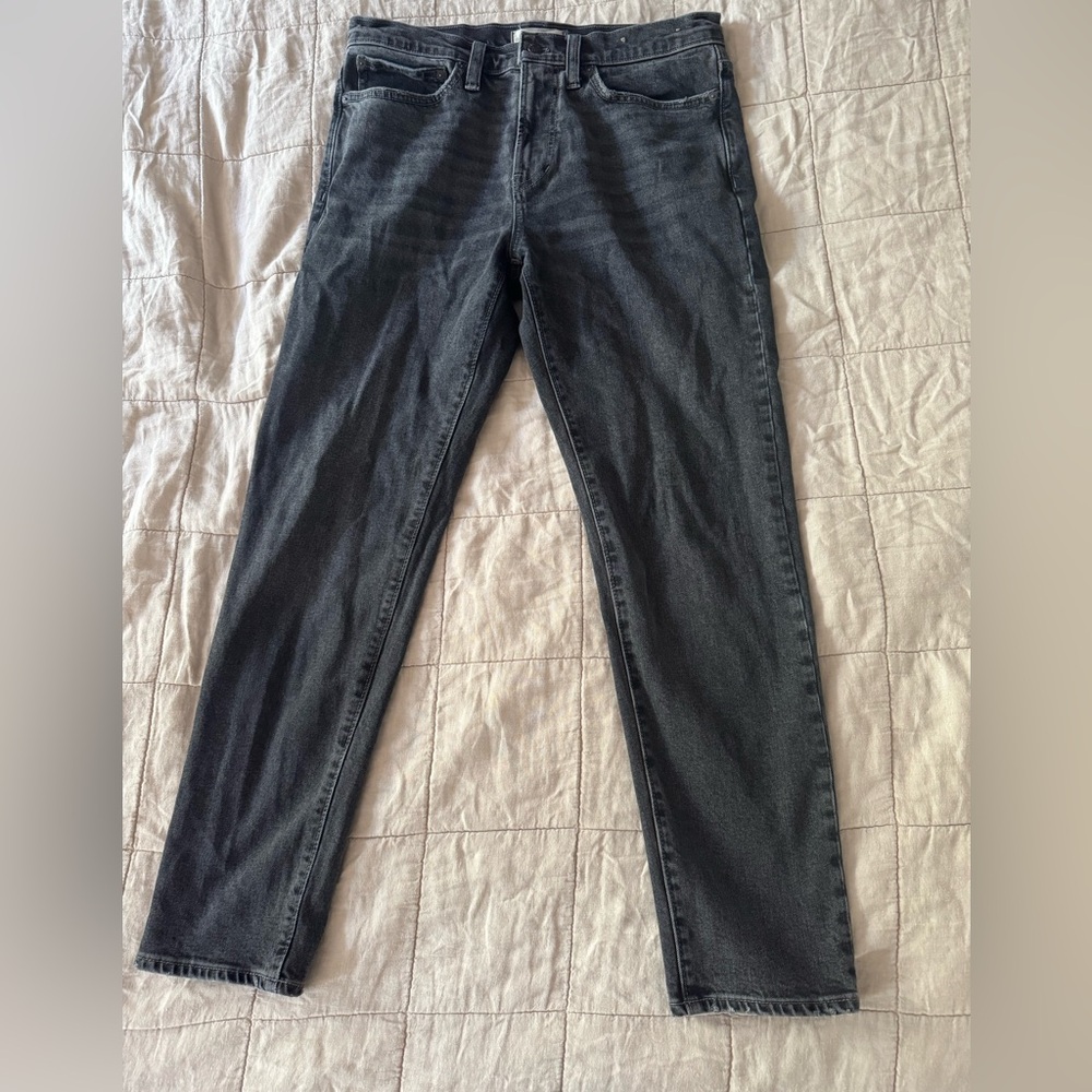 MADEWELL MENS RELAXED TAPER STONE WASHED JEANS